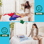 HIBAG Vacuum Storage Bags, 10 Space Saver Bags, Polyethylene, Jumbo & Large - Image 5