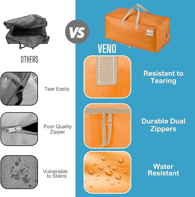 VENO 6 Pack Heavy Duty Moving Bags - Image 5