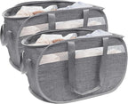 Collapsible Laundry Baskets, Foldable Tear Proof Pop Up Hamper by TECHMILLY
