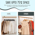 25 Premium Kids Velvet Hangers - Image 5