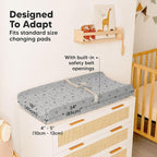 2-Pack Baby Changing Pad Cover for Girl, Boy - Image 4