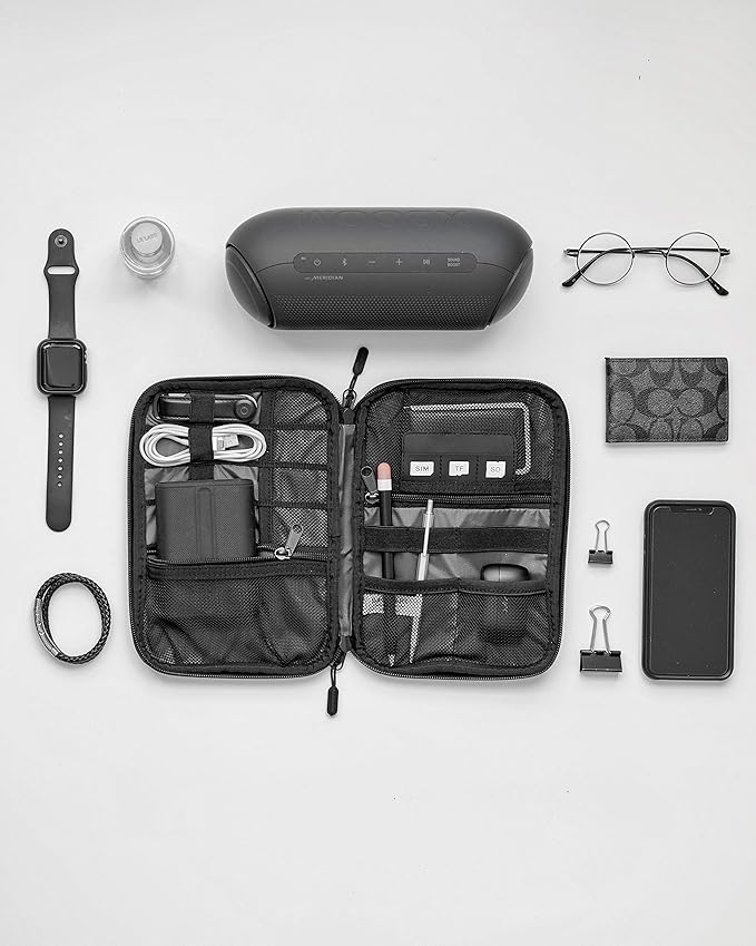 BAGSMART Large Electronics Travel Organizer Case, Tech Accessories Cord Storage - Image 7
