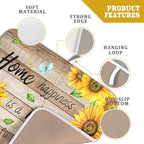 Sunflower Floral Dish Drying Mat - Image 4