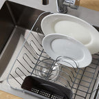 Dish Drying Rack & Cutlery Holder 2 Piece Set - Image 3
