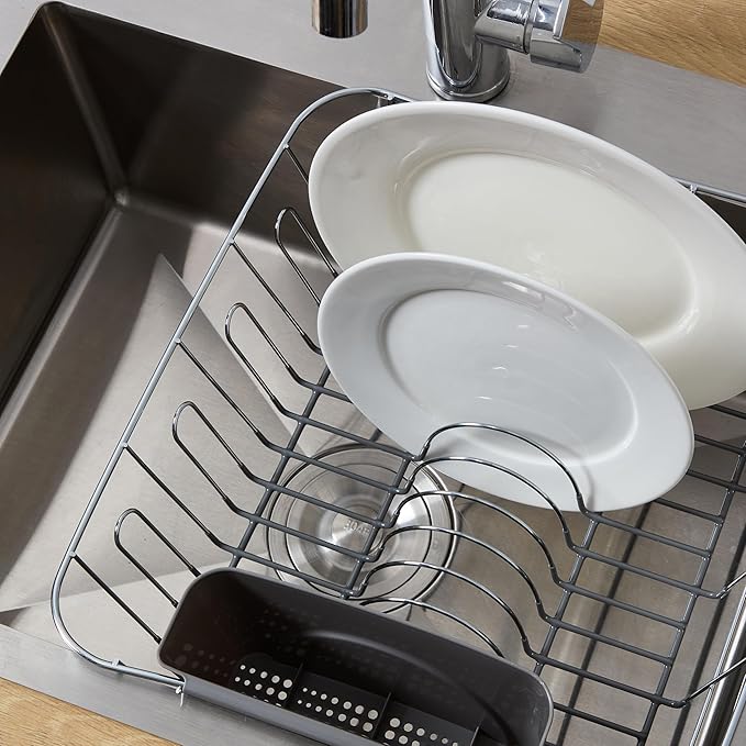 2-Piece Dish Drying Rack & Cutlery Holder Set - Image 3