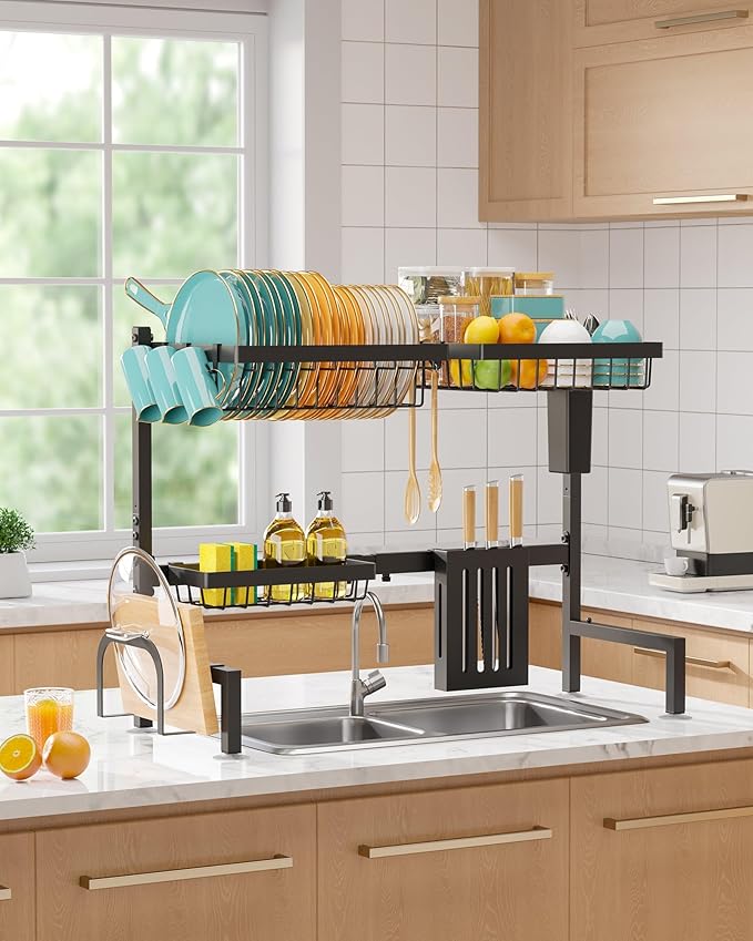 Over The Sink Dish Drying Rack - Image 7