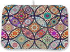 Boho Dish Drying Mat 18 x 24 Inch Vintage Bohemian Drying Mat by Sorktse