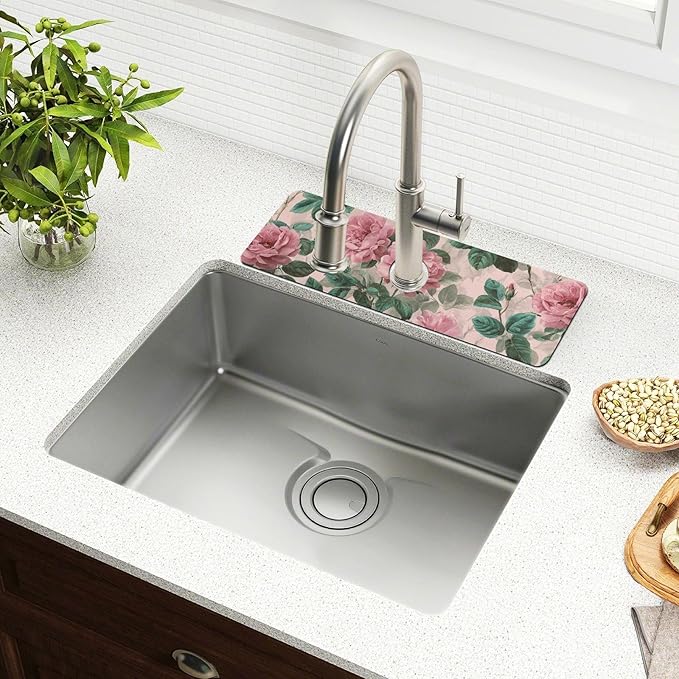 Kitchen Sink Splash Guard 1 PC 30 Inch Sink Faucet Mat Splash Guard - Image 6