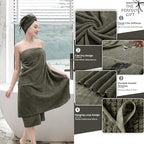 8 Piece Bathroom Towel Set Brown |2 Oversized Large Bath Towels Sheet, 2 Hand - Image 3