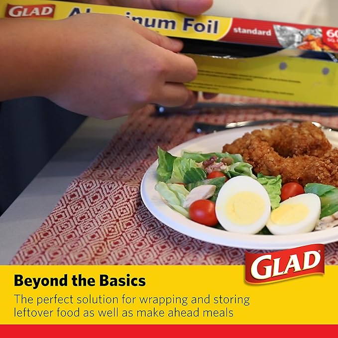 Glad Aluminum Foil, 60 Square Feet | Aluminum Foil - Image 4