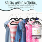 25 Premium Kids Velvet Hangers - Image 7
