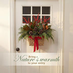 Set of 2 Wicker Hanging Basket for Organizing, Front Door, Flowers - Image 3