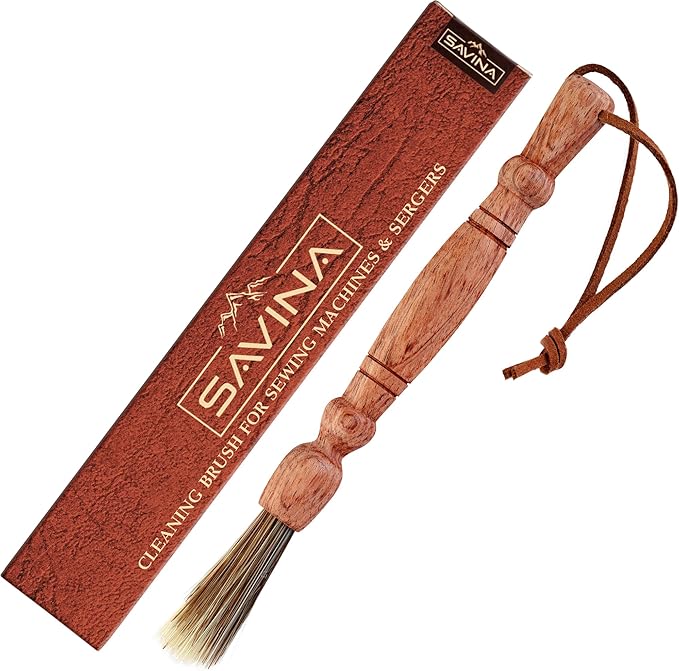 Savina Cleaning Brush for Sewing Machine & Sergers by SAVINA