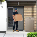 55 Gallon Package Delivery Box for Outside,Weather Resistant UV Protection Resin Outdoor Storage Parcel Box for Porches, Front Door,Balconies,Garages - Image 7