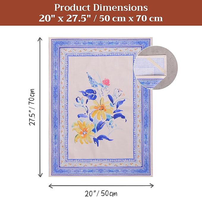 Maison d' Hermine Kitchen Towels Set of 3 100% Cotton 27.50" x 20" Reusable - Image 7