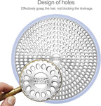 LEKEYE Shower Drain Hair Catcher | Strainer | Shower Stall Drain Cover | - Image 4