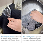 KinHwa Kitchen Washcloths for Dishes Absorbent Microfiber Dish Cloths Quick Dry - Image 5