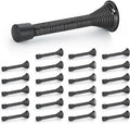Ravinte Door Stoppers, 24 Pack Black Spring Door Stops by Ravinte
