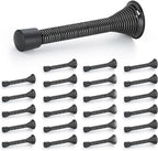 Ravinte Door Stoppers, 24 Pack Black Spring Door Stops by Ravinte