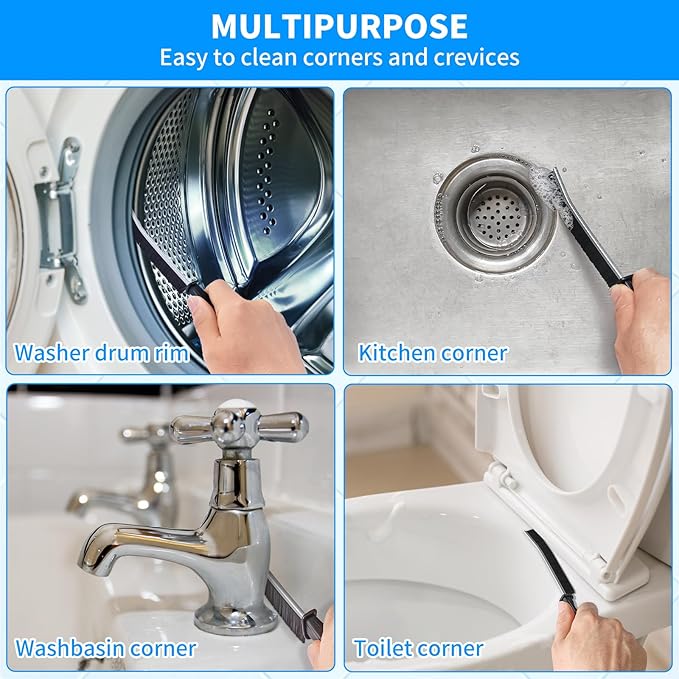 4TH Multi-Purpose Hard Bristle Crevice Cleaning Brush -Deep Cleaning Essential - Image 5