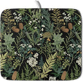 Green Plant Fern Leaves Floral Dish Drying Pad 16 x 18 Inch by APORTT
