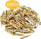 Mini Plastic Clips, 100 Pieces Utility Photo Clips Paper Peg Clothes Line Clips - Image 2
