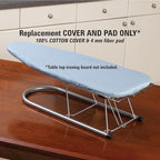 Household Essentials Tabletop Ironing Board Cover and Pad | Fits 30"-32" x 12" - Image 5