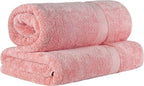 SUPERIOR Egyptian Cotton Pile Bath Sheet Set of 2, Ultra Soft Luxury Towels by SUPERIOR