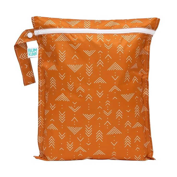 Bumkins Waterproof Wet Bag for Baby, Swim Suit, Cloth Diapers, Pump Parts by Bumkins