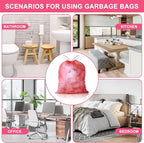 4 Gallon Trash Bags Drawstring 100 Count, JUKFITA Extra Strong Small Garbage - Image 7