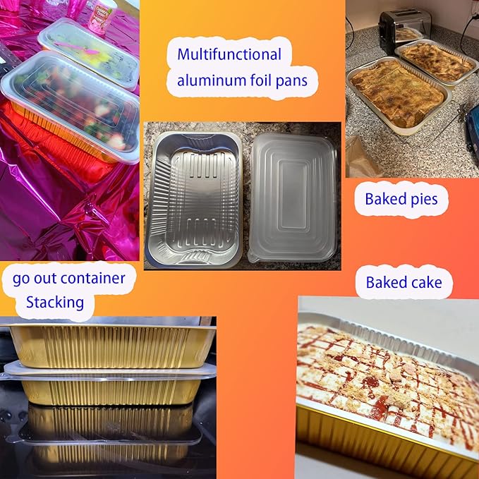 Gold Aluminum Foil Baking Pans - Image 4