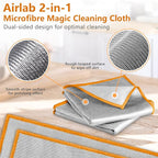 Glass Polishing Cloth Streak Free Miracle Microfiber Cleaning Cloth Lint Free - Image 4