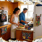 Breling Set of 6 Mexican Kitchen Towels Floral Dish Towel Cinco De Mayo - Image 5