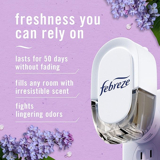 Febreze Plug In Air Freshener, Odor-Fighting Scented Oil Refill, Air Fresheners - Image 2