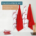 Casa Platino Dish Towels for Kitchen Drying Kitchen Towels – 8 Pc Durable - Image 6