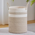 VIPOSCO Large Laundry Hamper, Tall Woven Rope Storage Basket by VIPOSCO