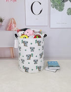 QUEENLALA Large Storage Basket, Laundry Hamper/Bathroom/Home Decor/Collapsible - Image 4