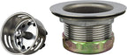 Plumb Pak 878PC Keeney Stainless Steel Junior Duo Bar Sink Strainer by Plumb+Pak