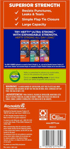 Hefty Easy Flaps Multipurpose Large Trash Bags, 30 Gallon - Image 2