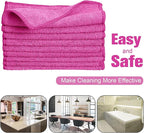 Tanlade Microfiber Cleaning Cloth 6"x6" Cleaning Rags Reasonable Kitchen Towels - Image 4