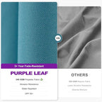 PURPLE LEAF 10 Feet Patio Umbrella with Base Outdoor Solar Powered LED Swivel Square Umbrella Offset Umbrella with 360-degree Rotation for Garden Deck Pool Patio, Turquoise Blue - Image 4