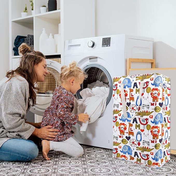 Odonata Slim Laundry Hamper Handles Collapsible Laundry Basket Thin Dirty - Image 5