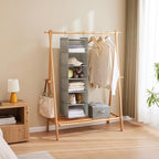 MAX Houser 6 Tier Shelf Hanging Closet Organizer, Closet Hanging Shelf - Image 5