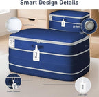 DIMJ Comforter Storage Bag - 100L Large Capacity Blanket Storage Compression - Image 3