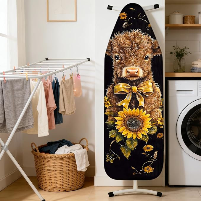Nuxovilar Ironing Board Cover Needle Cotton 15x54 Inches | Ironing Board Cover - Image 2