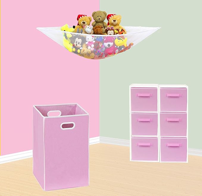 Simple Houseware Foldable Closet Laundry Hamper Basket - Image 4
