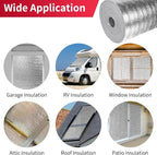 2.9 MM Reflective 48" X 10' Double-Sided Aluminium Insulation Foam Blanket - Image 7