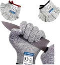 Dowellife Cut Resistant Gloves Food Grade Level 5 Protection, Safety Kitchen by Dowellife