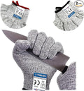 Dowellife Cut Resistant Gloves Food Grade Level 5 Protection, Safety Kitchen by Dowellife