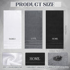 3 Pcs Farmhouse Decorative Hand Towels - Image 2